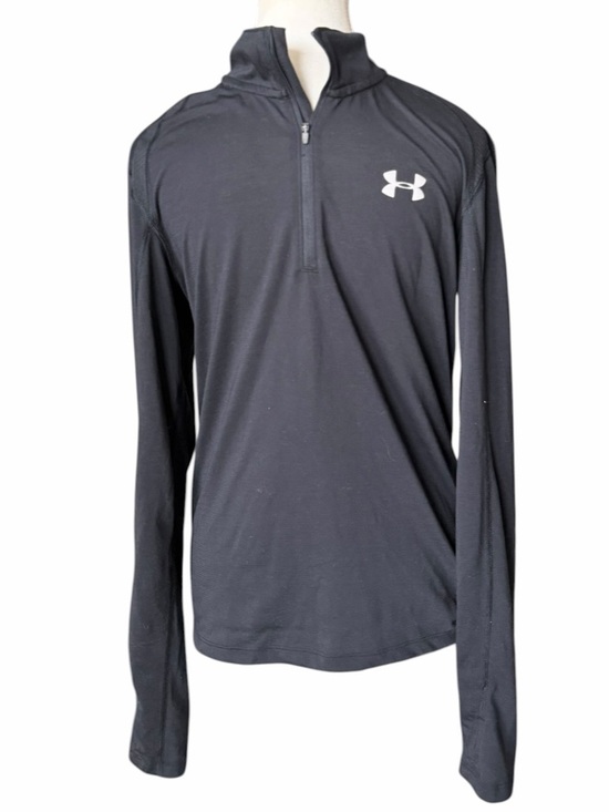 Under Armour Other - Under Armour Black Run HeatGear 1/4 Zip Fitted Performance Top S